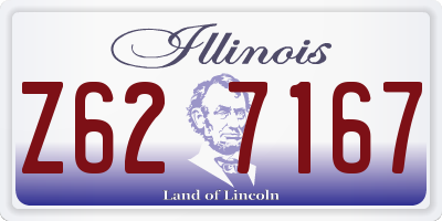 IL license plate Z627167