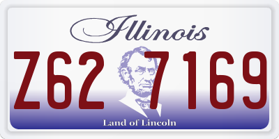 IL license plate Z627169