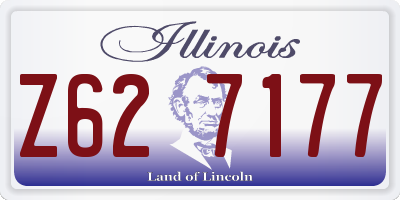 IL license plate Z627177