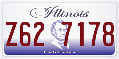IL license plate Z627178