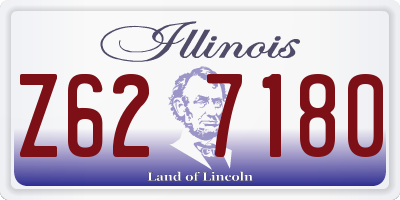 IL license plate Z627180