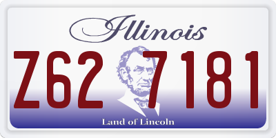 IL license plate Z627181