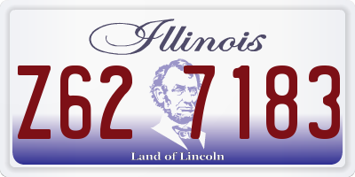 IL license plate Z627183