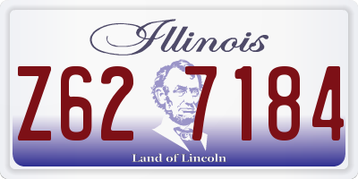 IL license plate Z627184