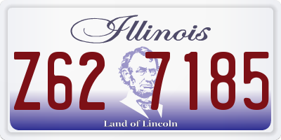 IL license plate Z627185