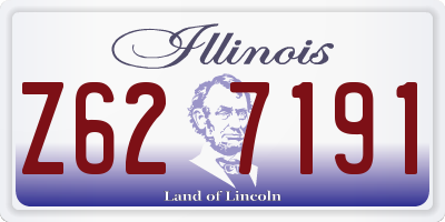 IL license plate Z627191