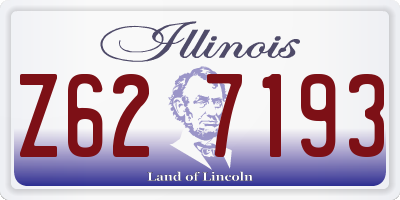 IL license plate Z627193