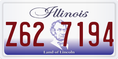 IL license plate Z627194