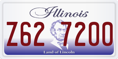 IL license plate Z627200