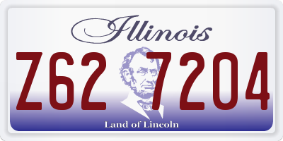 IL license plate Z627204