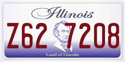 IL license plate Z627208