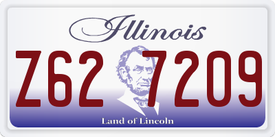 IL license plate Z627209