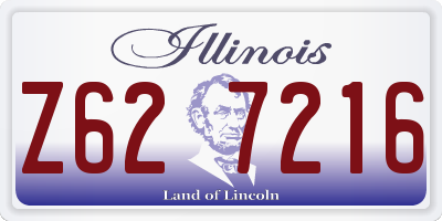IL license plate Z627216