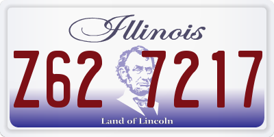 IL license plate Z627217