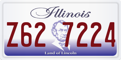 IL license plate Z627224