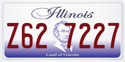 IL license plate Z627227