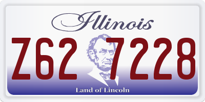 IL license plate Z627228