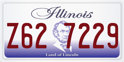 IL license plate Z627229