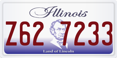 IL license plate Z627233