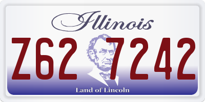 IL license plate Z627242