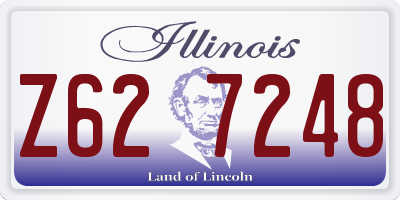 IL license plate Z627248