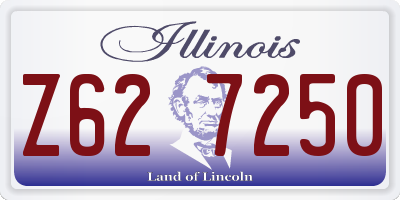 IL license plate Z627250