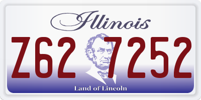 IL license plate Z627252