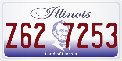 IL license plate Z627253