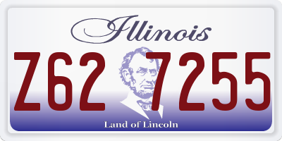 IL license plate Z627255