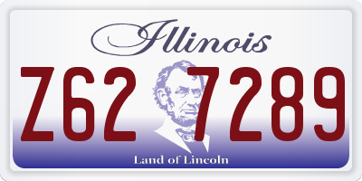 IL license plate Z627289