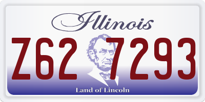 IL license plate Z627293