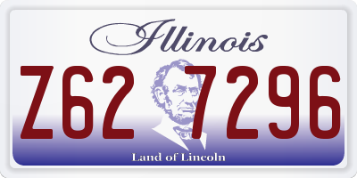 IL license plate Z627296
