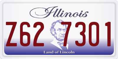 IL license plate Z627301
