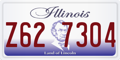 IL license plate Z627304