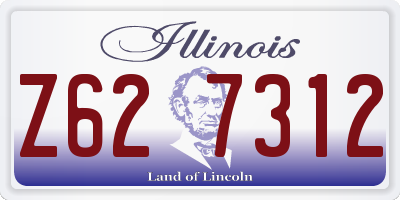 IL license plate Z627312