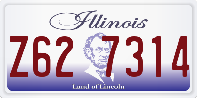 IL license plate Z627314