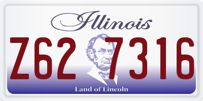 IL license plate Z627316