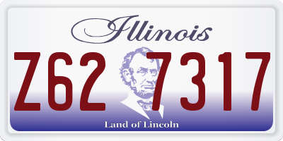 IL license plate Z627317