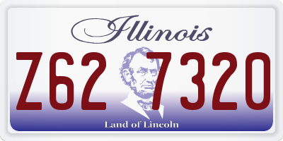 IL license plate Z627320