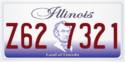 IL license plate Z627321