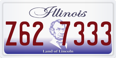 IL license plate Z627333