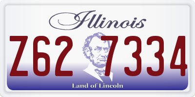 IL license plate Z627334