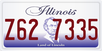 IL license plate Z627335