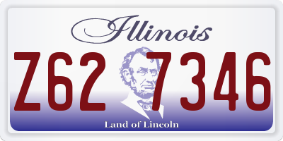 IL license plate Z627346