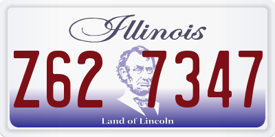 IL license plate Z627347