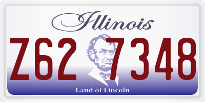 IL license plate Z627348