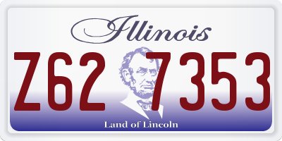 IL license plate Z627353