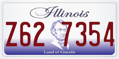 IL license plate Z627354