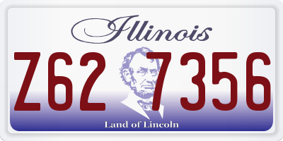 IL license plate Z627356