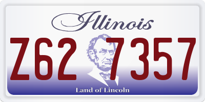 IL license plate Z627357
